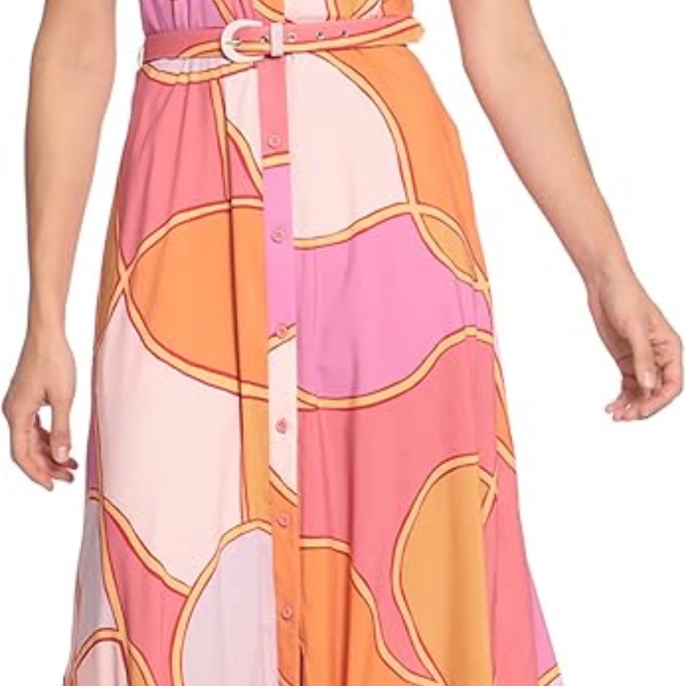 NWT Donna Morgan Sleeveless Button Down Maxi Dress - Picture 2 of 16